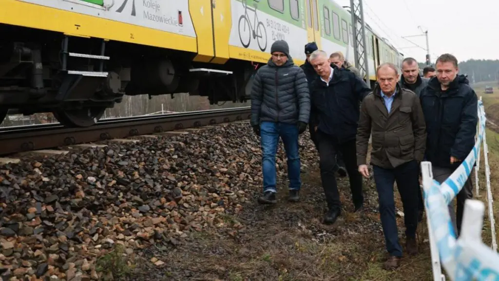 Two Ukrainians recruited by Russia, suspects in the explosion on the railway in Poland. The announcement of Donald Tusk