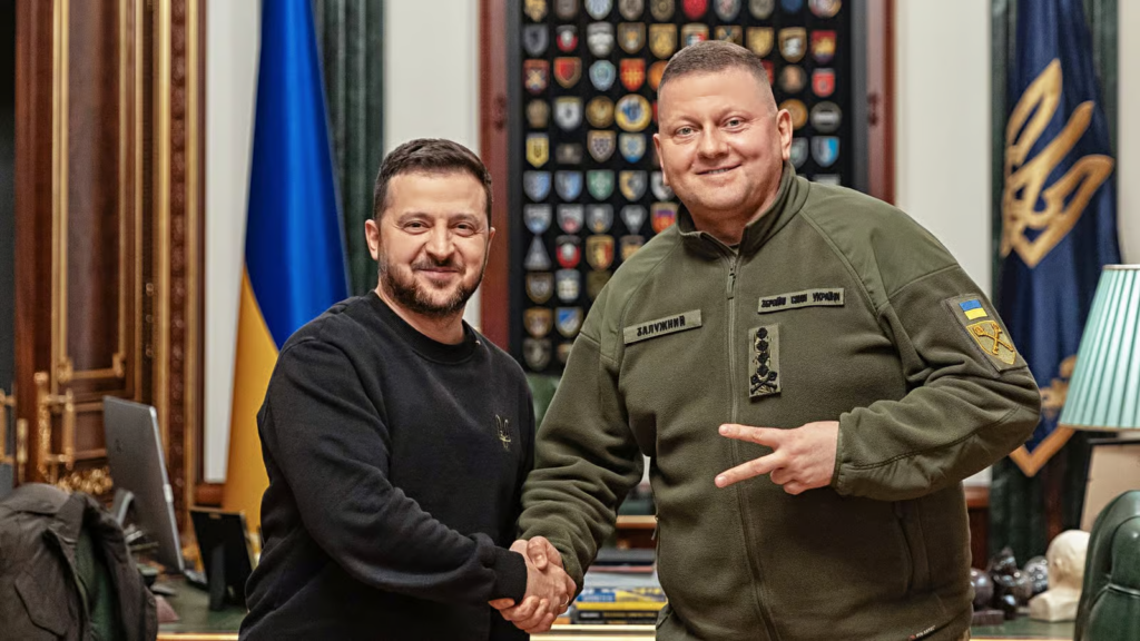 Залужный заявил Зеленскому, что намерен баллотироваться в президенты Украины