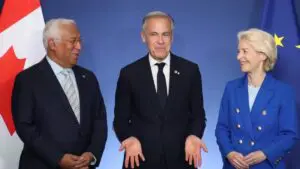 Canada se apropie de UE după ce America lui Trump i-a declarat război comercial. Mark Carney va participa la „Starea Uniunii”, în PE
