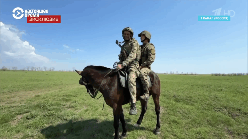 (ВИДЕО) «Орда возвращается! Люди и кони, вместе победим!» Пропаганда одобряет лошадей в российской армии для войны с Украиной