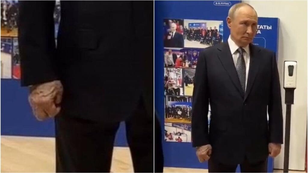 Mâna umflată a lui Vladimir Putin stârnește un nou val de speculații privind sănătatea președintelui rus