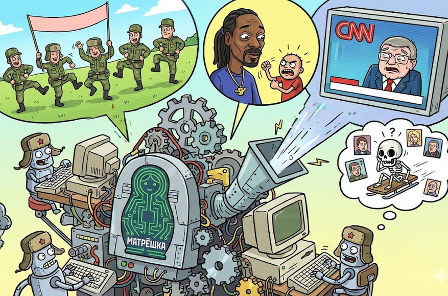 Бот-сеть «Матрёшка» использовала скандал с дисквалификацией украинского скелетониста Гераскевича на Олимпиаде для кампании по дезинформации