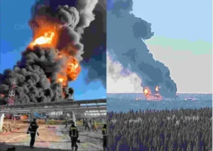 Dronele au oprit complet una dintre marile rafinării ale Rusiei. Procesează 5% din petrolul țării