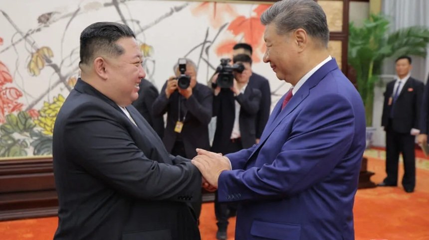 XI, in North Korea. He says he wants a relationship “on new heights” with Kim’s regime.